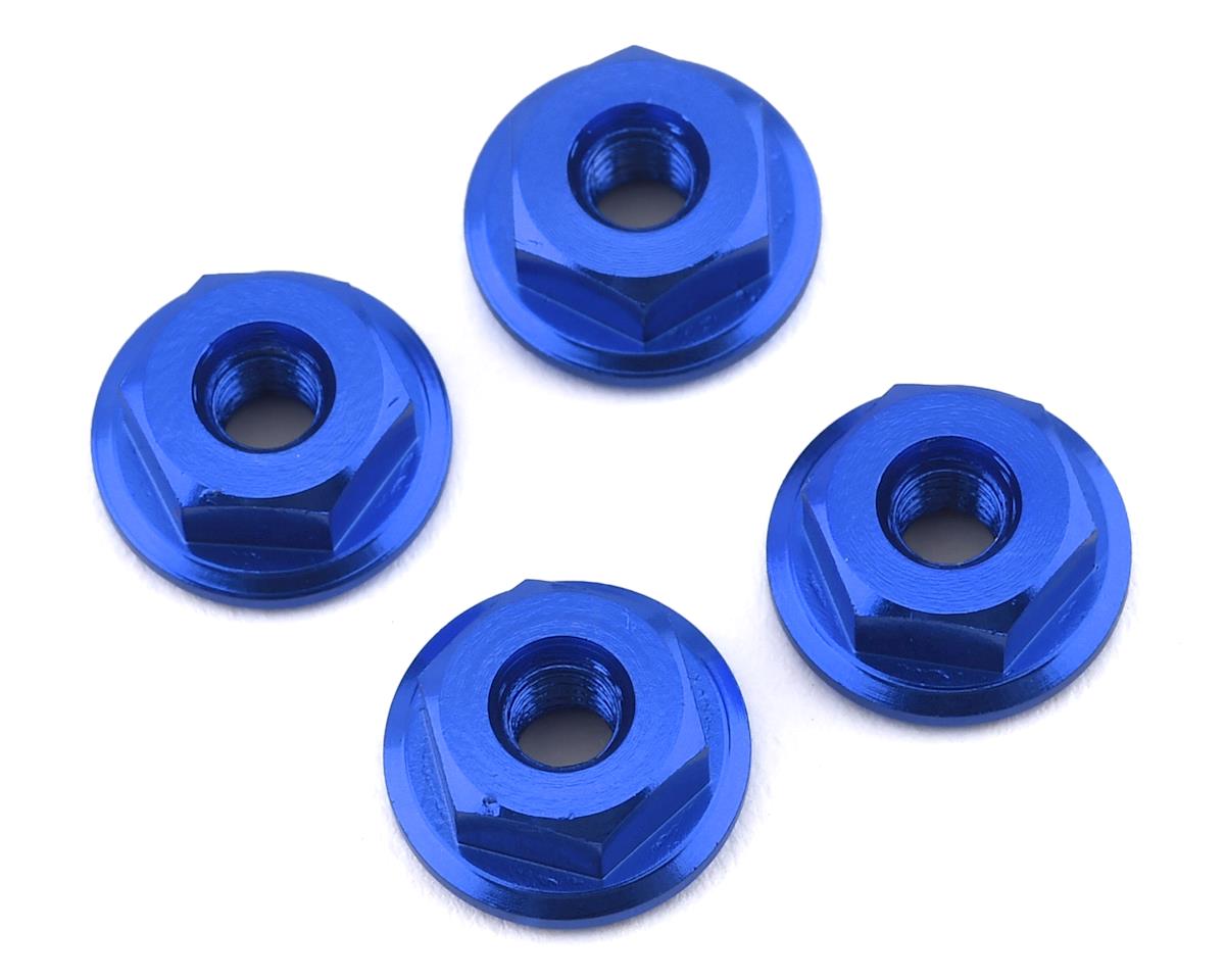 175RC 12511 Mini-T 2.0 Serrated Wheel Nuts (4) (Blue)