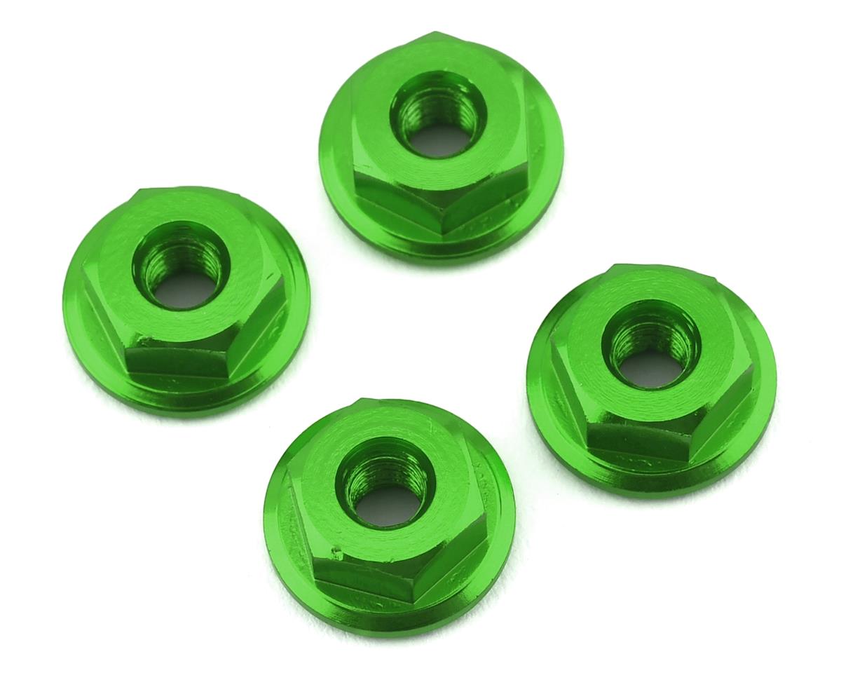 175RC 12516 Mini-T 2.0 Serrated Wheel Nuts (4) (Green)