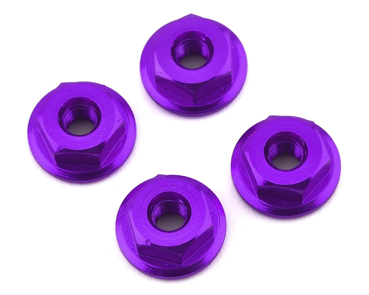 175RC 12517 Mini-T 2.0 Serrated Wheel Nuts (4) (Purple)