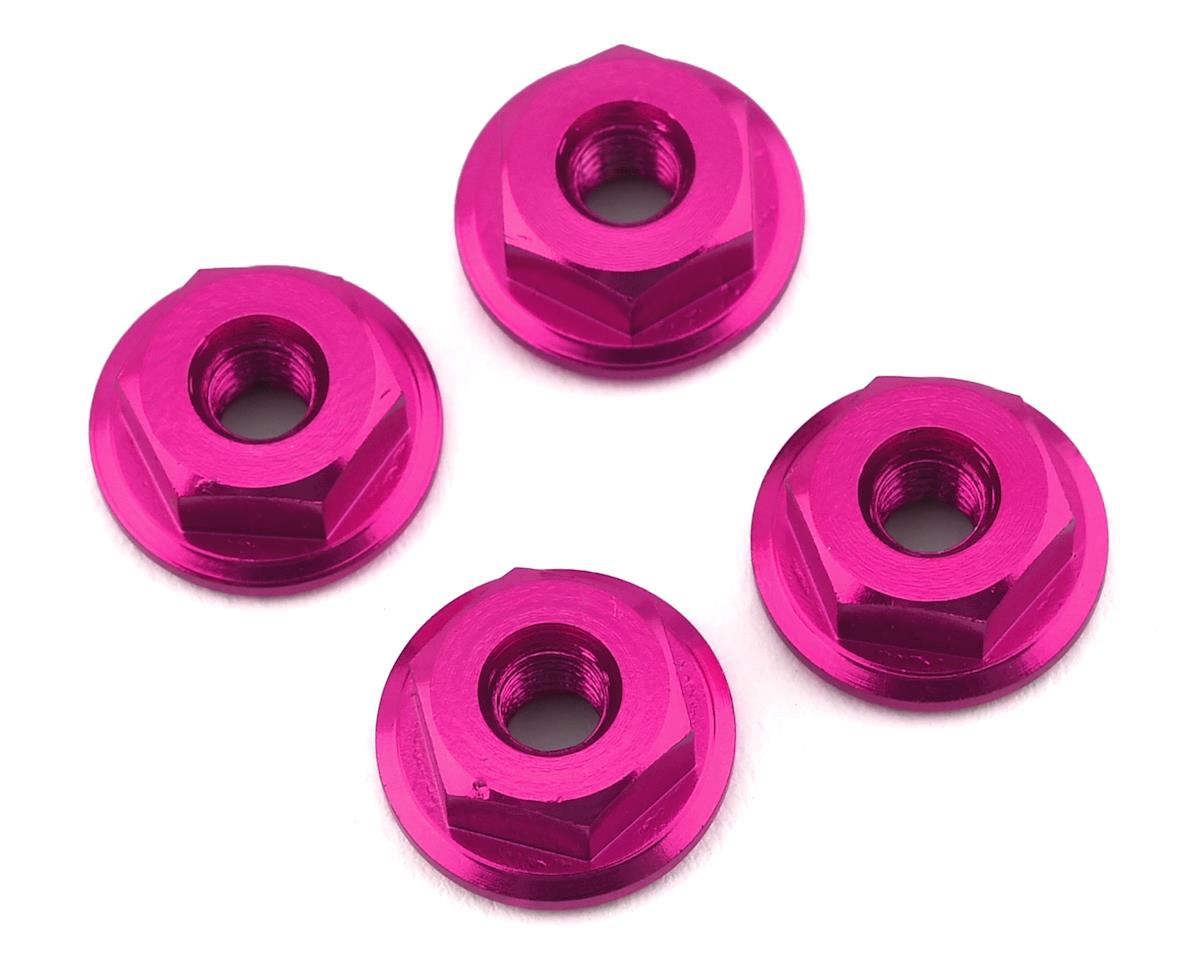 175RC 12519 Mini-T 2.0 Serrated Wheel Nuts (4) (Pink)
