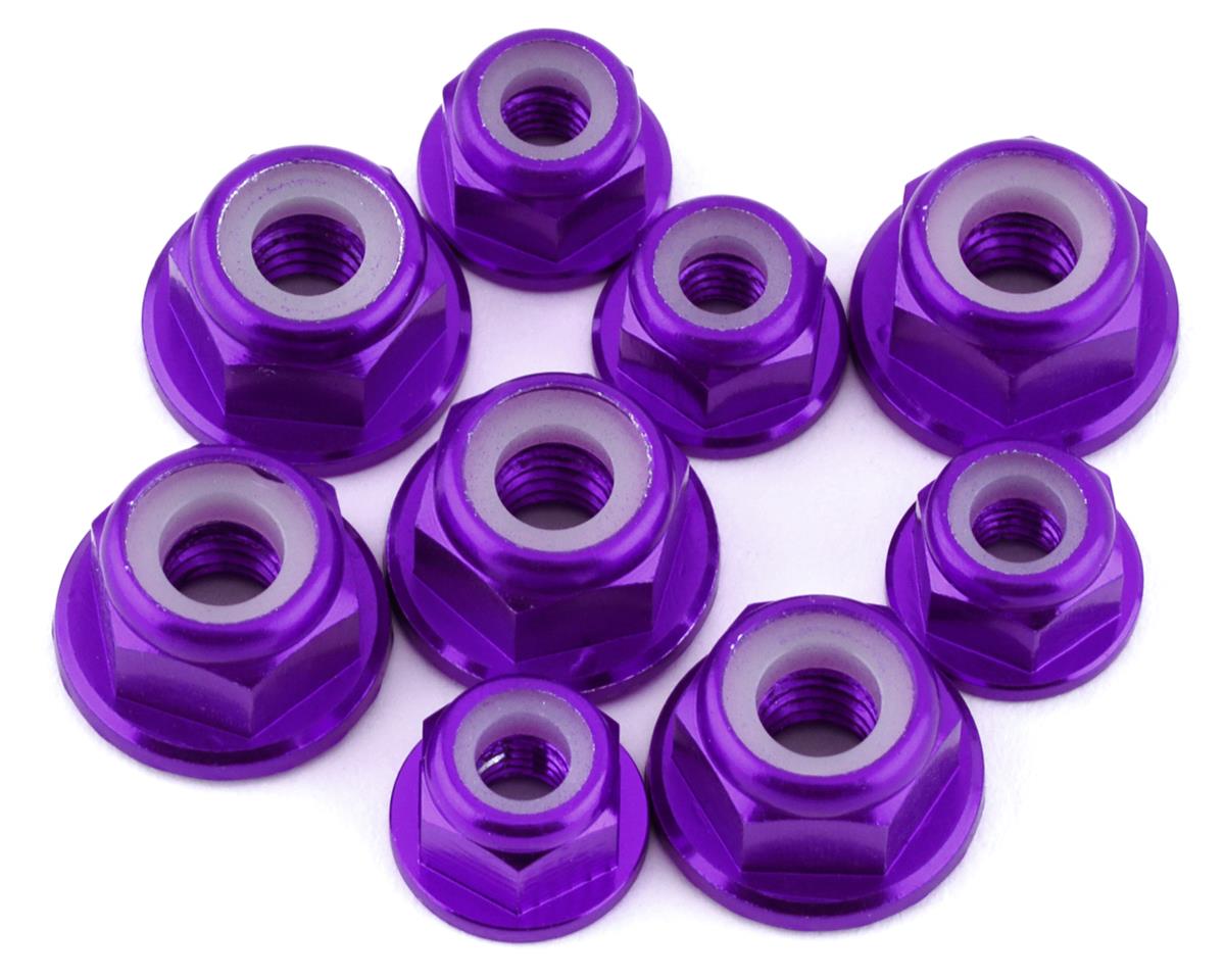 175RC 18207 Associated RB10 Aluminum Nut Kit (Purple) (9)