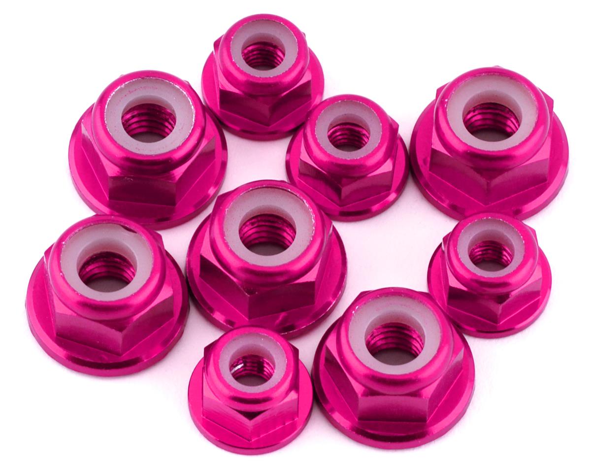 175RC 18209 Associated RB10 Aluminum Nut Kit (Pink) (9)