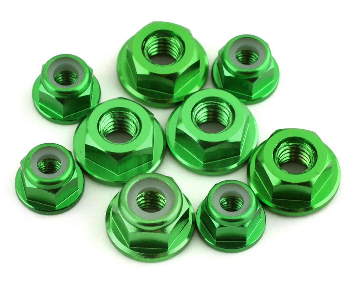 175RC 18216 Associated RB10 Aluminum Nut Kit (Green)