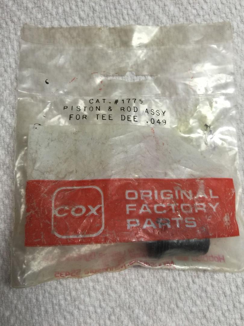 COX 1775 .049 Cylinder and Piston