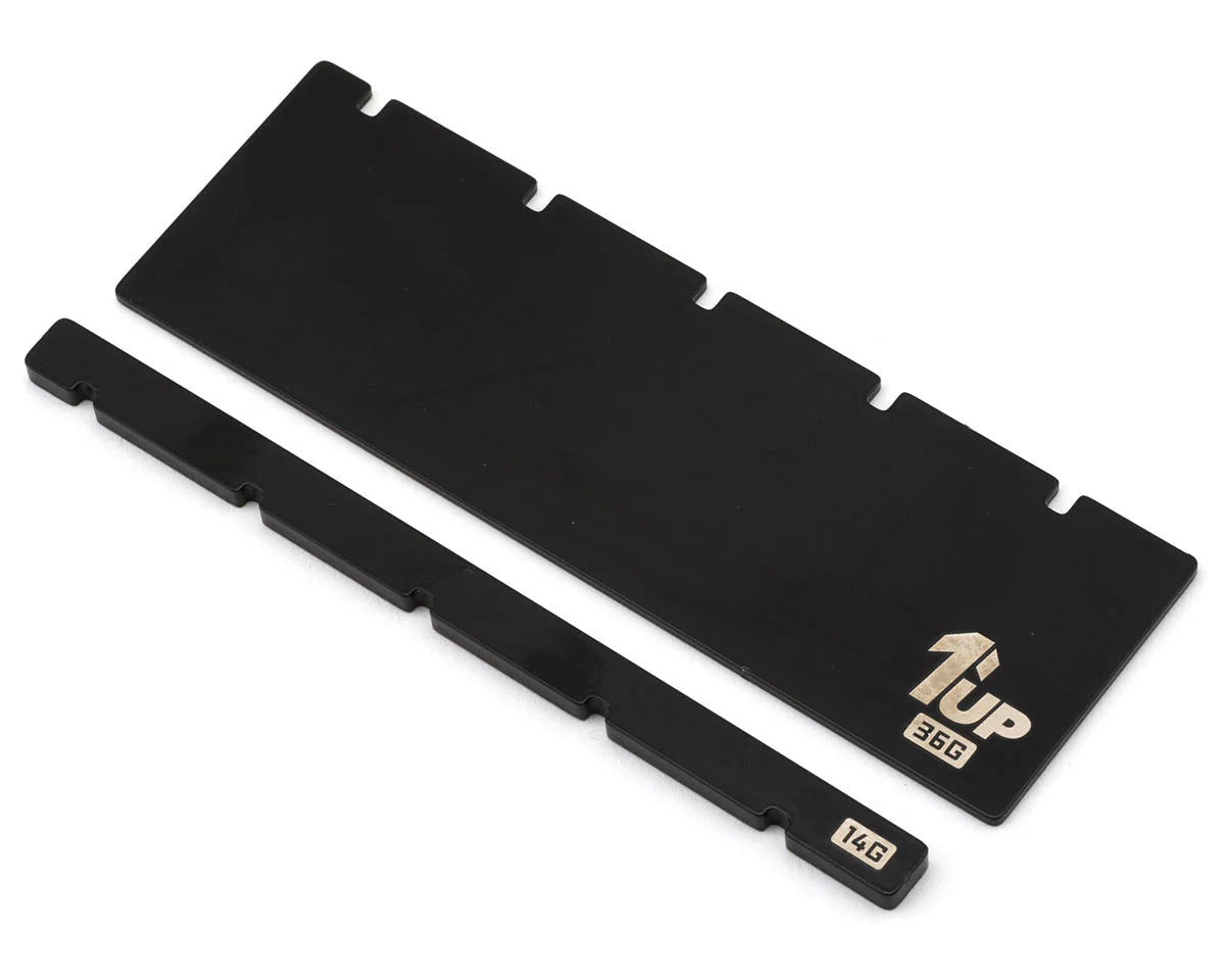 1 UP 10706 Losi NASCAR Blacked Out Battery Weight Set (50g)