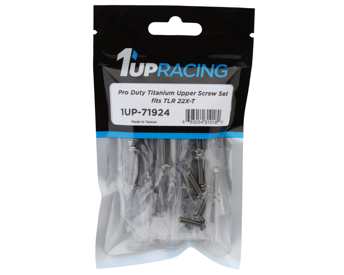 1 UP 71924 TLR 22X-T Pro Duty Titanium Upper Screws Set (74)