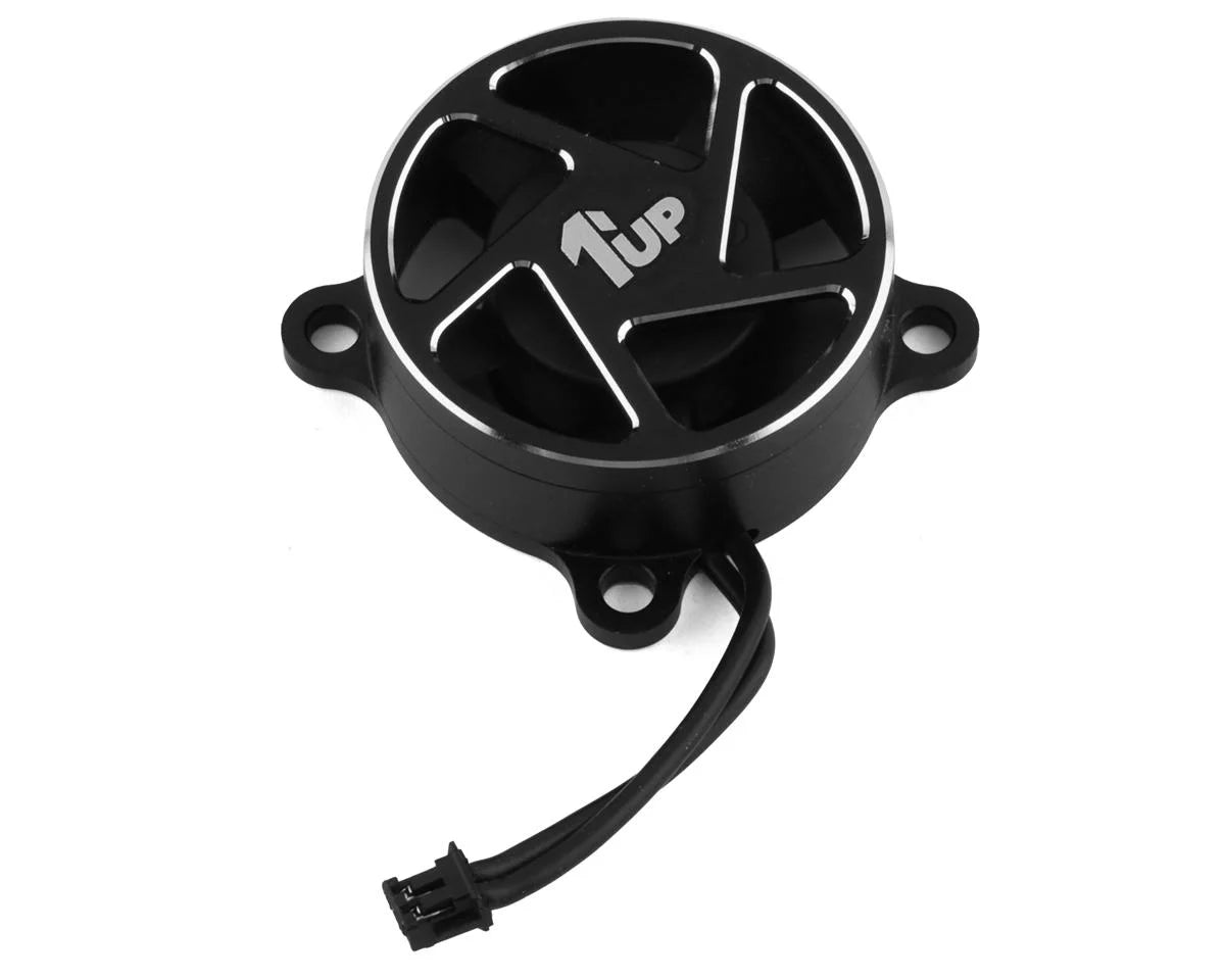 1 UP 190713 UltraLite Aluminum 30mm High-Speed Cooling Fan (Black)