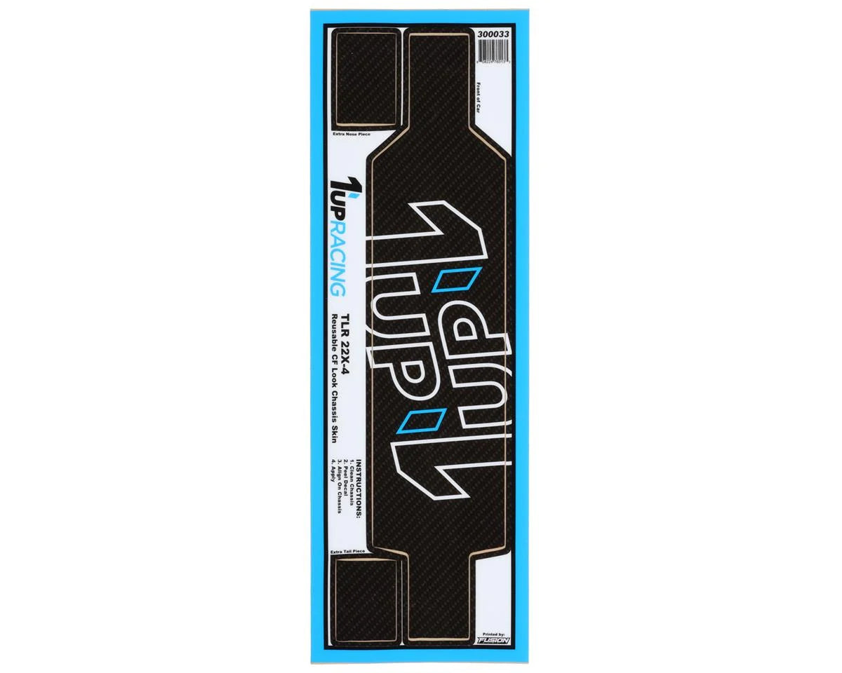 1 UP 300033 TLR 22X-4 Chassis Protector Sheet (Carbon)
