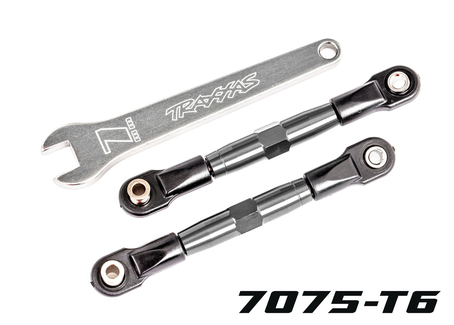 TRAXXAS 2444A TUBES 67 mm Gray Aluminum Front Camber Links (2)