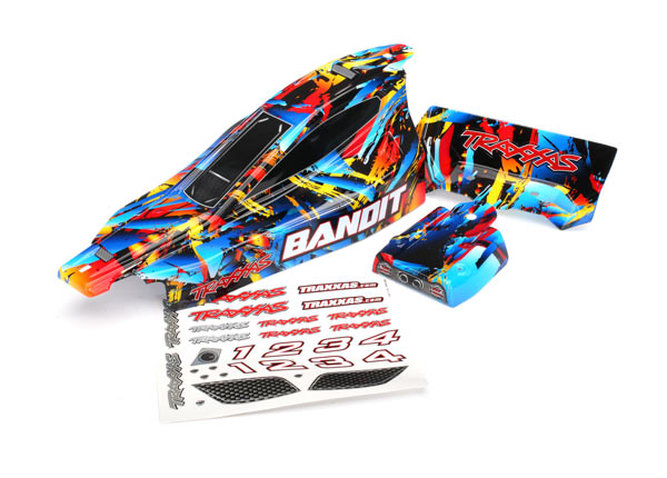 TRAXXAS 2448 Body, Bandit, Rock n' Roll (painted, decals applied)