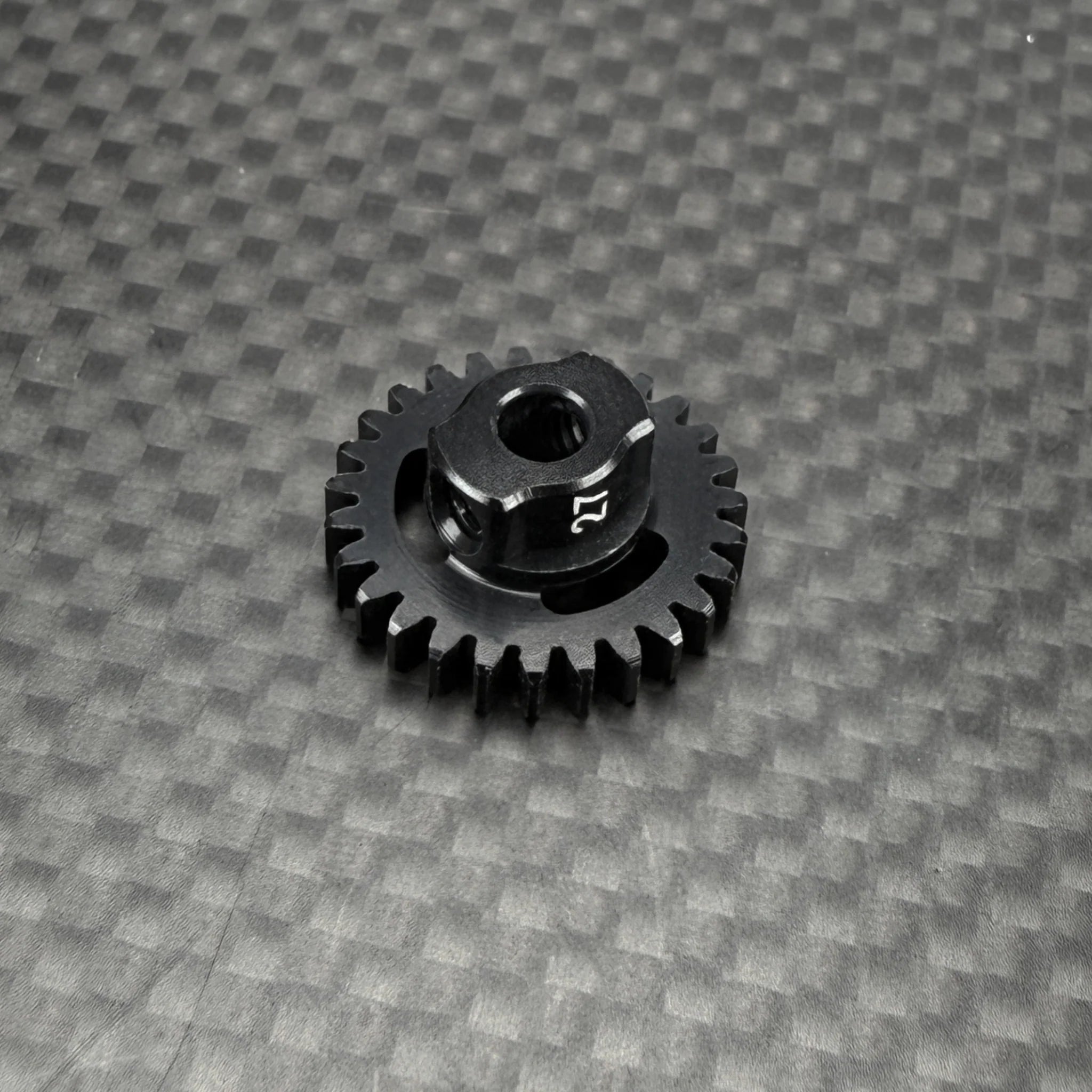 R1WURKS 900295-27B 48P Ultra Light Weight Aluminum Pinion Gear 27T Black