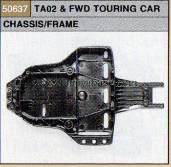 TAMIYA 50637 TA02 & FWD Touring Car Chassis/Frame