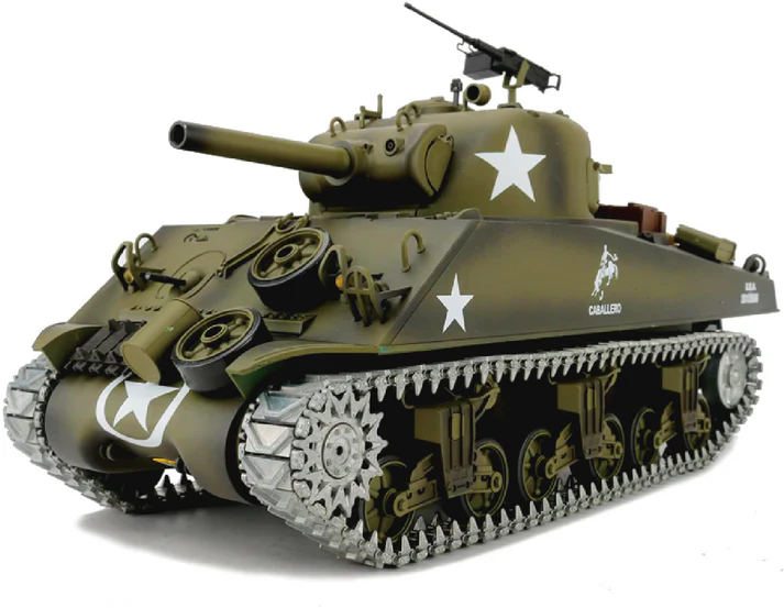 HENG LONG 3898-FULL PRO V7.0 1-16 U.S.A M4A3 "Sherman" RC Tank(BB AND IR) - FULL PRO VERSION 3898-FULL PRO