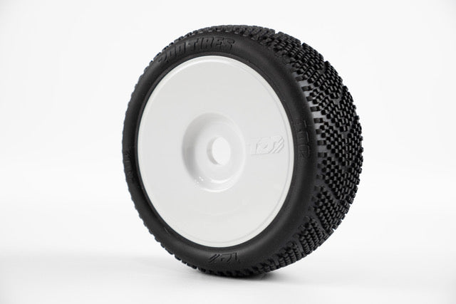 TZO 202 TIRES TZ400S-W 400 Pre-Glued Set (White) (4) (Soft)