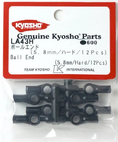 KYOSHO LA43H Ball End (5.8 mm/Hard/12 Pcs)
