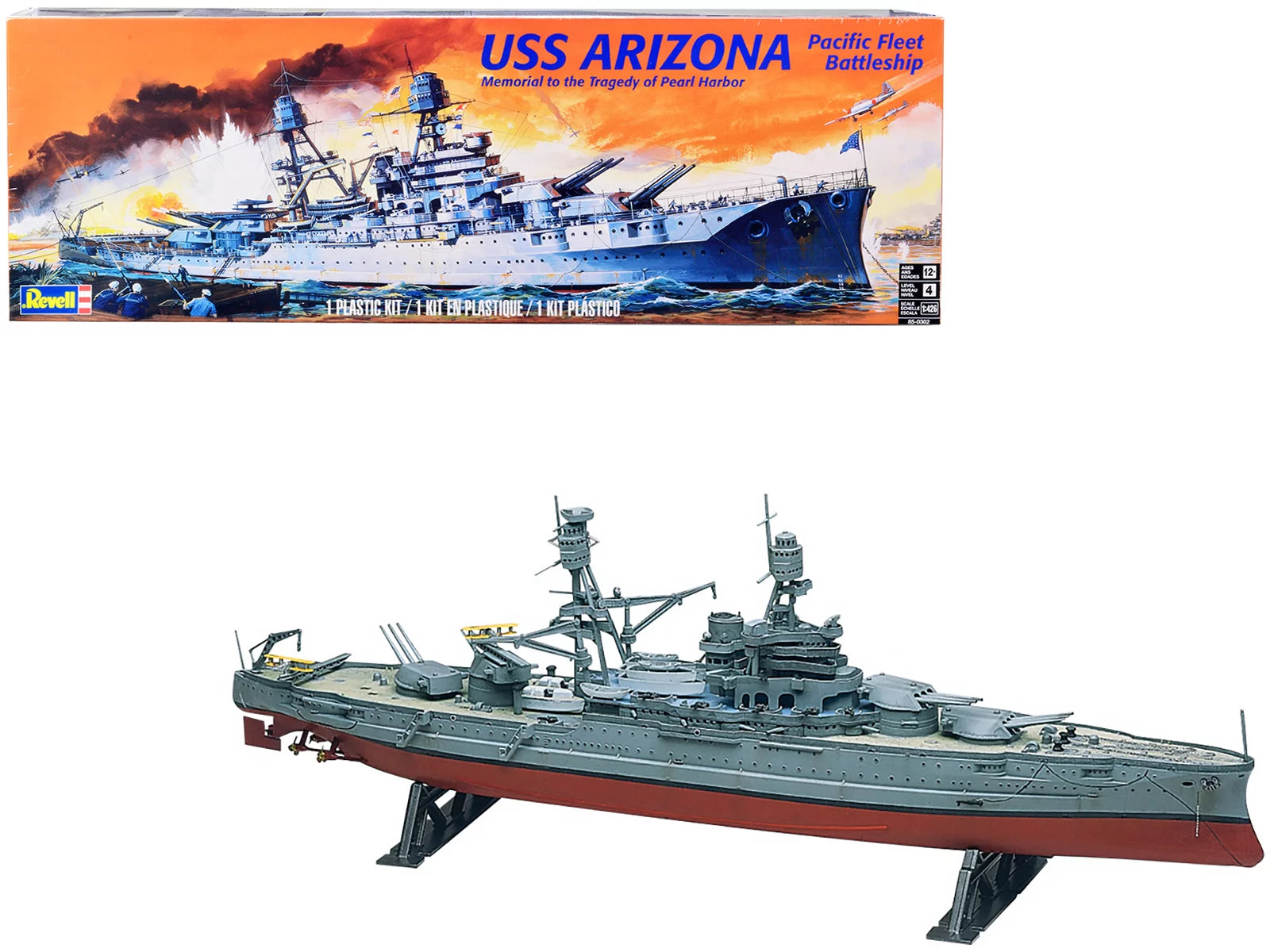 REVELL 85-0302 1/426 USS Arizona Battleship