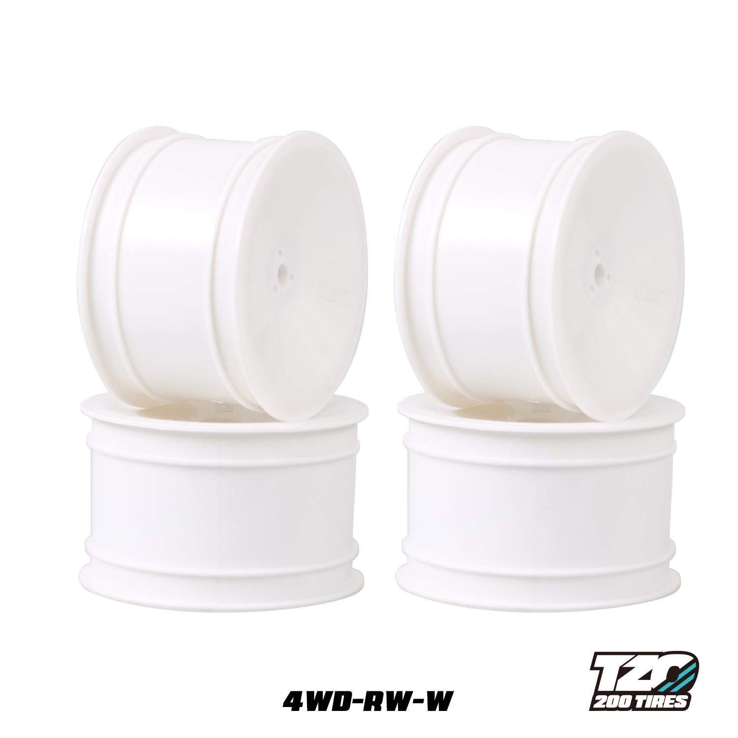 TZO 200 TIRES RWD-RW-W White 1/10 Rear 2.2 wheels 4pcs/bag