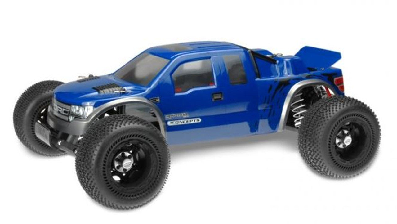JCONCEPTS 0210 1/10 Illuzion Ford Raptor SVT Clear Body: Rustler