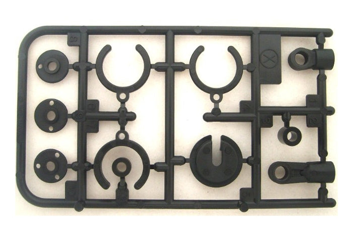 TAMIYA 0225072 RC X PARTS: 58181/124/123/122