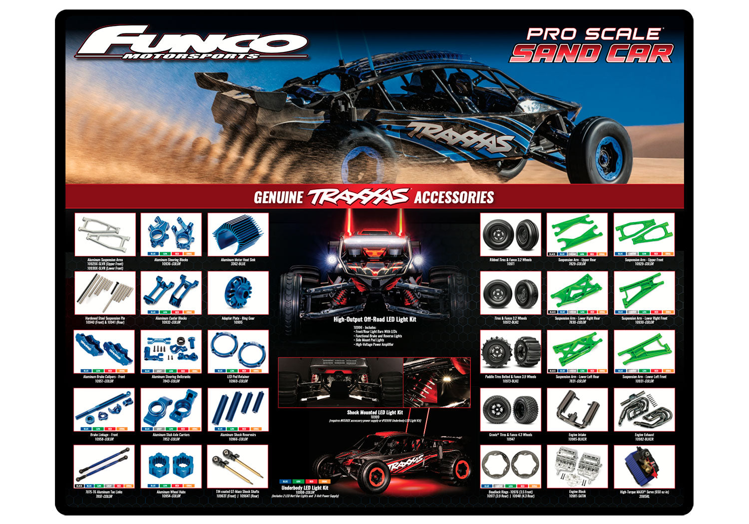 TRAXXAS 6137 Counter Mat: Funco Sand Car Accessories
