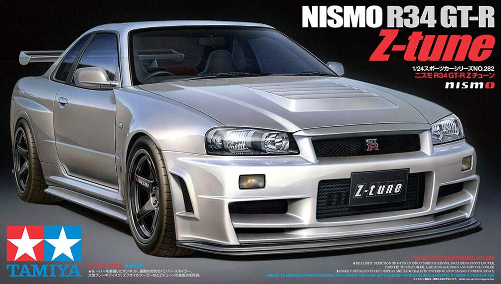 TAMIYA 24282 1/24 Nismo R34 GT-R-Z-Tune Plastic Model