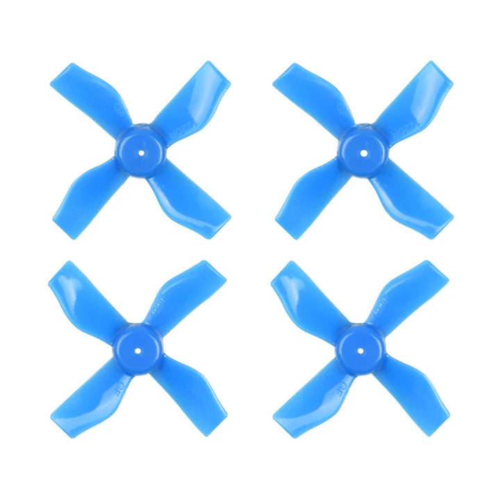 IRONQUAD FPV31M4BBLUE 31mm 4-blade Micro Whoop Propellers - Blue (1.0mm Shaft)