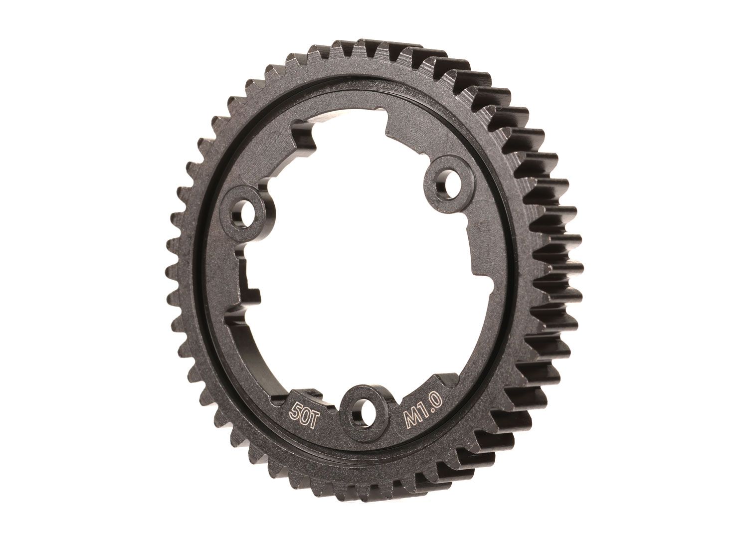 TRAXXAS 6443 Spur gear, 50-tooth (machined, hardened steel) (wide face, 1.0 metric pitch)