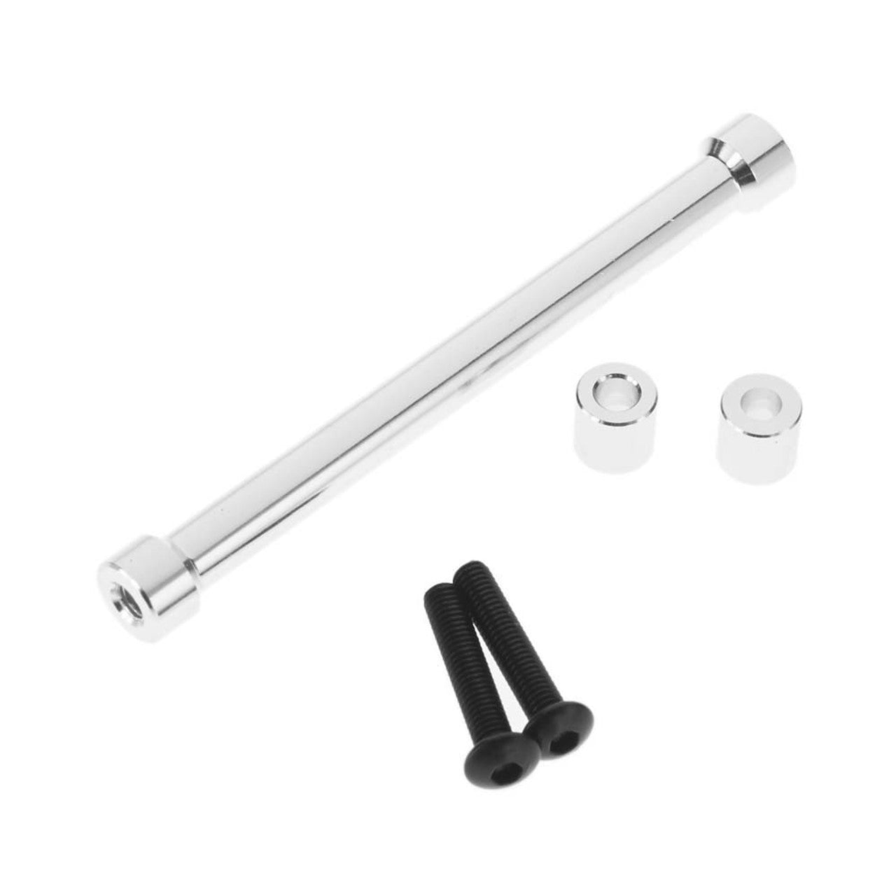 STRC STA30515S STRC Aluminum Cross Brace/Shock Mount Spacer Kit Slver SCX10