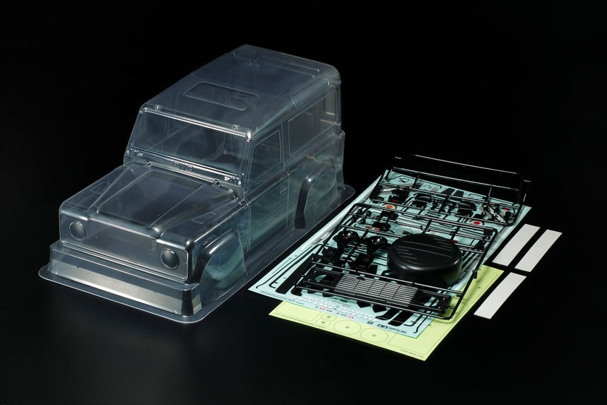TAMIYA 51607 Land Rover Defender 90 Body Set (Clear)