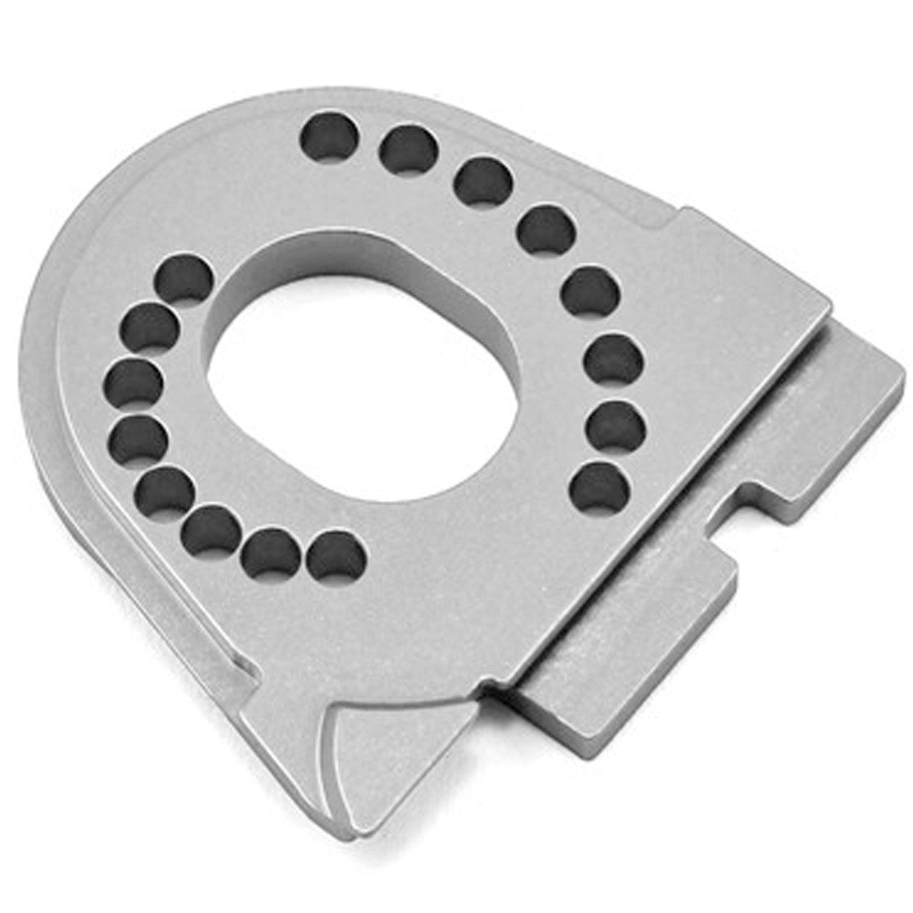 STRC STC42005FBK ST Racing Concepts Machined Aluminum Motor Mount Silver : Traxxas TRX-4