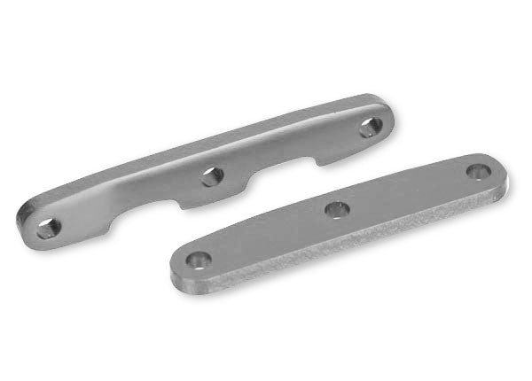 TRAXXAS 6823-GRAY Gray Aluminum Tie Bars (F&R)