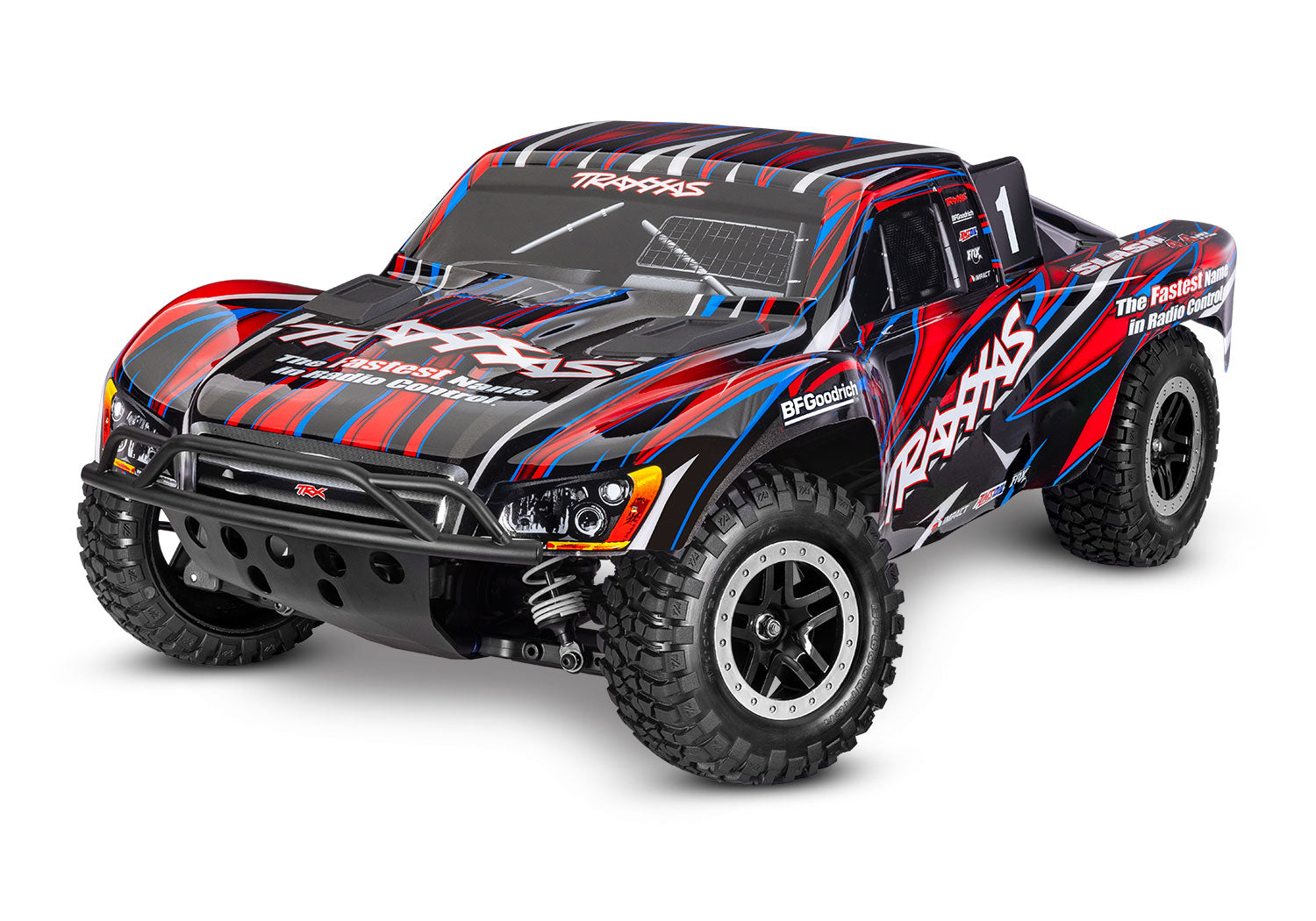 TRAXXAS 68386-4 Slash 4X4 VXL: 1/10 RTR scale brushless short course truck, TQi 2.4 GHz 2-channel radio system, VXL-3s brushless power system, and clipless painted body. Requires: battery and charger.