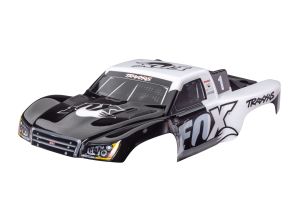 TRAXXAS 6949 Body, Slash® 4X4 (also fits Slash® VXL & Slash® 2WD), Fox® Edition (painted, decals applied) (assembled with front & rear latches for clipless mounting)