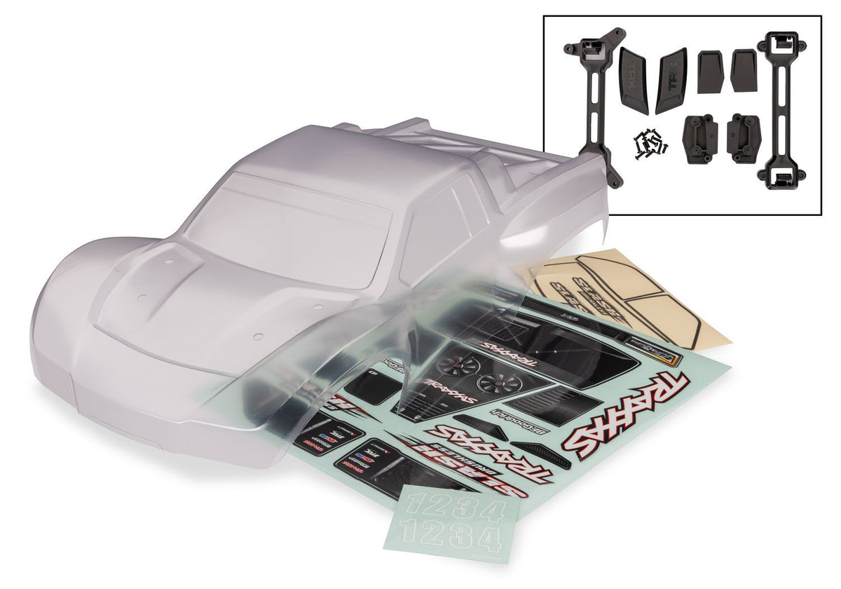TRAXXAS 6958R Slash 4X4 Heavy-Duty Clear Clipless Body