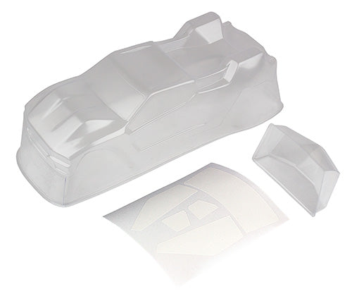 ASSOCIATED 71126 LEXAN BODY T6.1 Body and Spoiler, clear