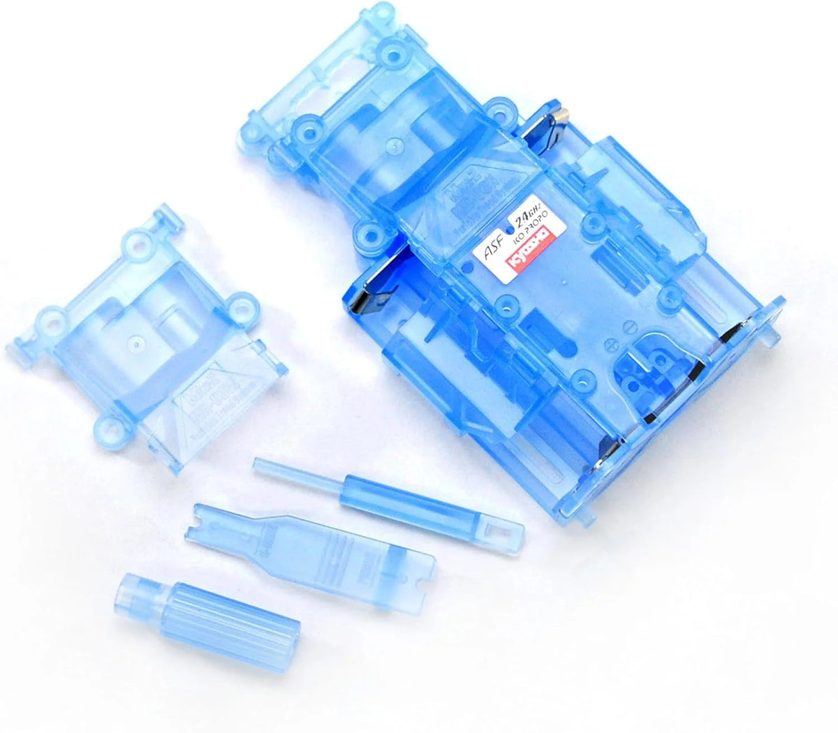 KYOSHO MZW11CB Skeleton Chassis Set (Clear Blue)