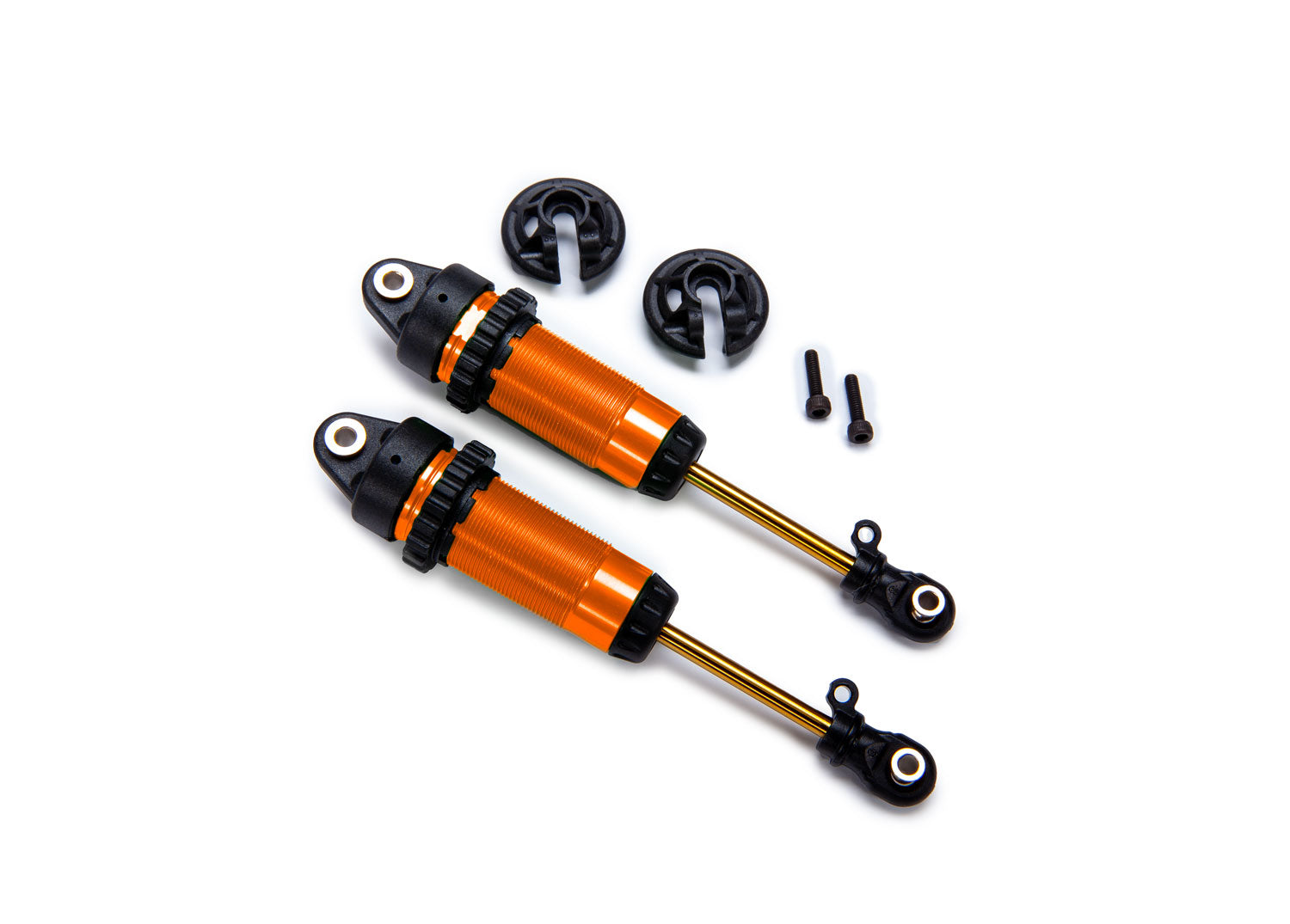 TRAXXAS 7462-ORNG 1/10 Orange Aluminum XX-Long GTR Shocks (2)