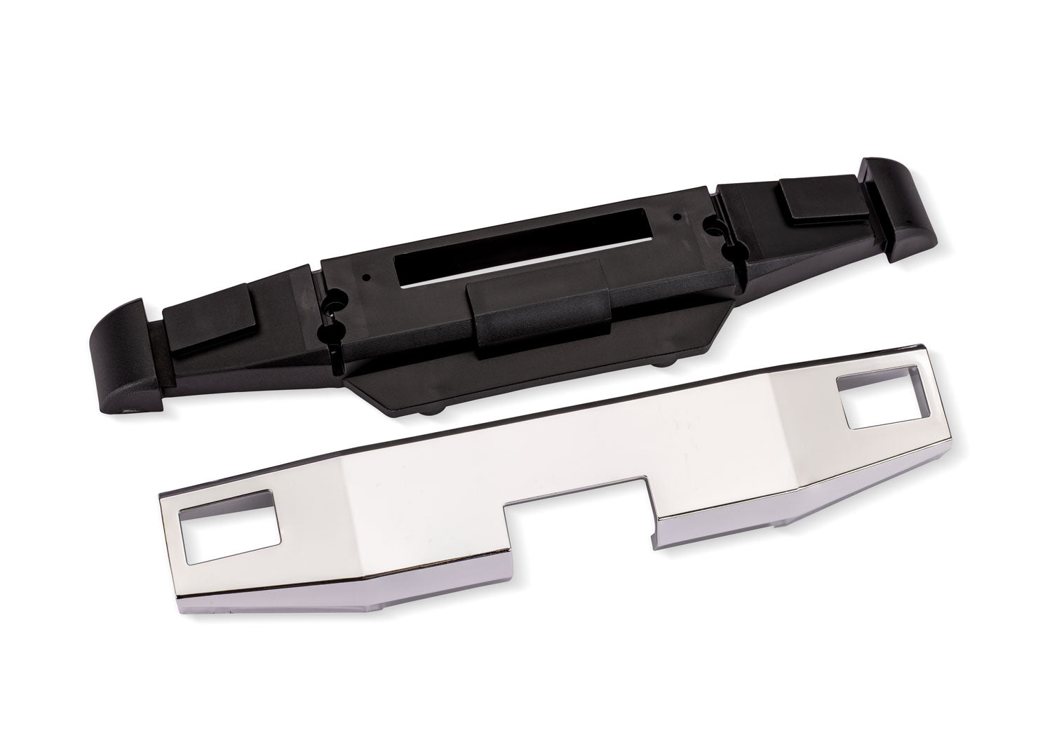 TRAXXAS 7686 X-Truck BIGFOOT #8 4X4 Chrome Front Bumper w/ Support