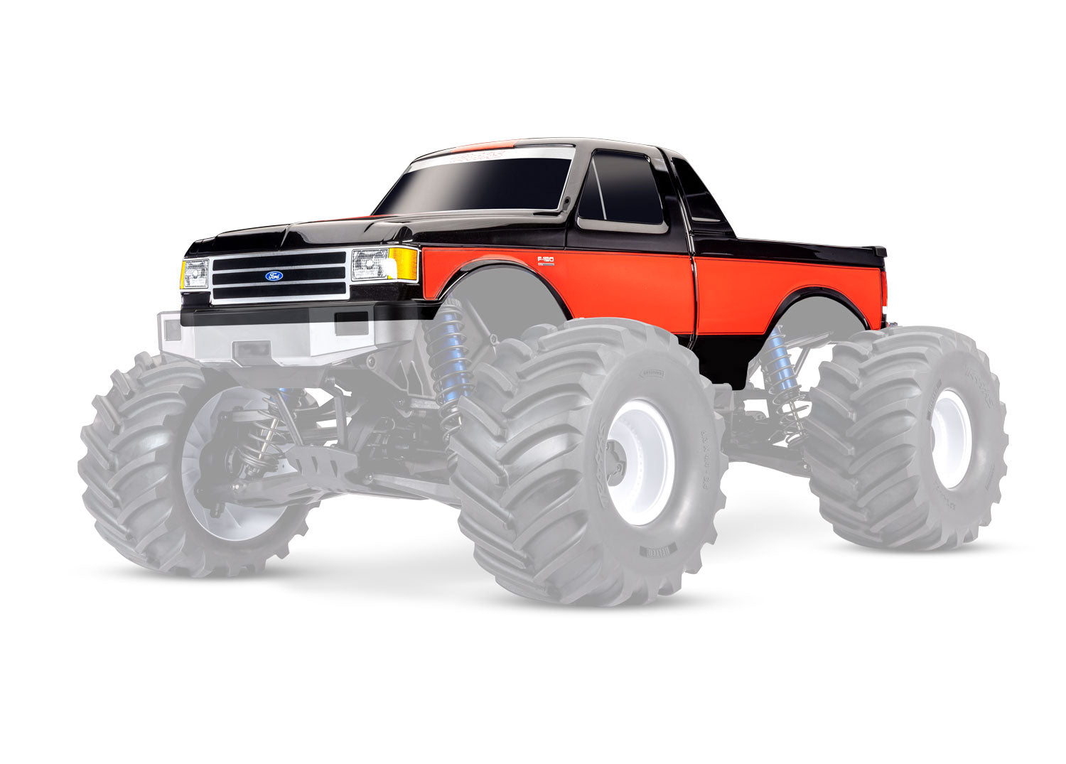 TRAXXAS 7691-BLK Black X-Monster Ford F-150 Body