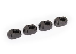 TRAXXAS 7743-GRAY Suspension pin retainer, 6061-T6 aluminum (gray-anodized) (4)