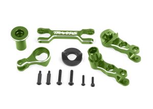 TRAXXAS 7746-GREEN Steering bellcranks (left & right)/ draglink (6061-T6 aluminum, green-anodized) (fits X-Maxx®)
