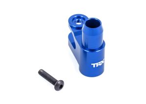 TRAXXAS 7747-BLUE Servo horn, steering, 6061-T6 aluminum (blue-anodized)