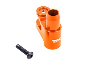TRAXXAS 7747-ORANGE Servo horn, steering, 6061-T6 aluminum (orange-anodized)