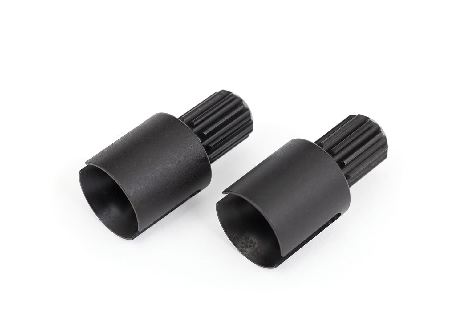 TRAXXAS 7754R Drive cup, steel, extreme heavy duty (2)/ 3x8mm CS, heavy duty (2) (use only with #7750X driveshaft) (machined, heat treated)