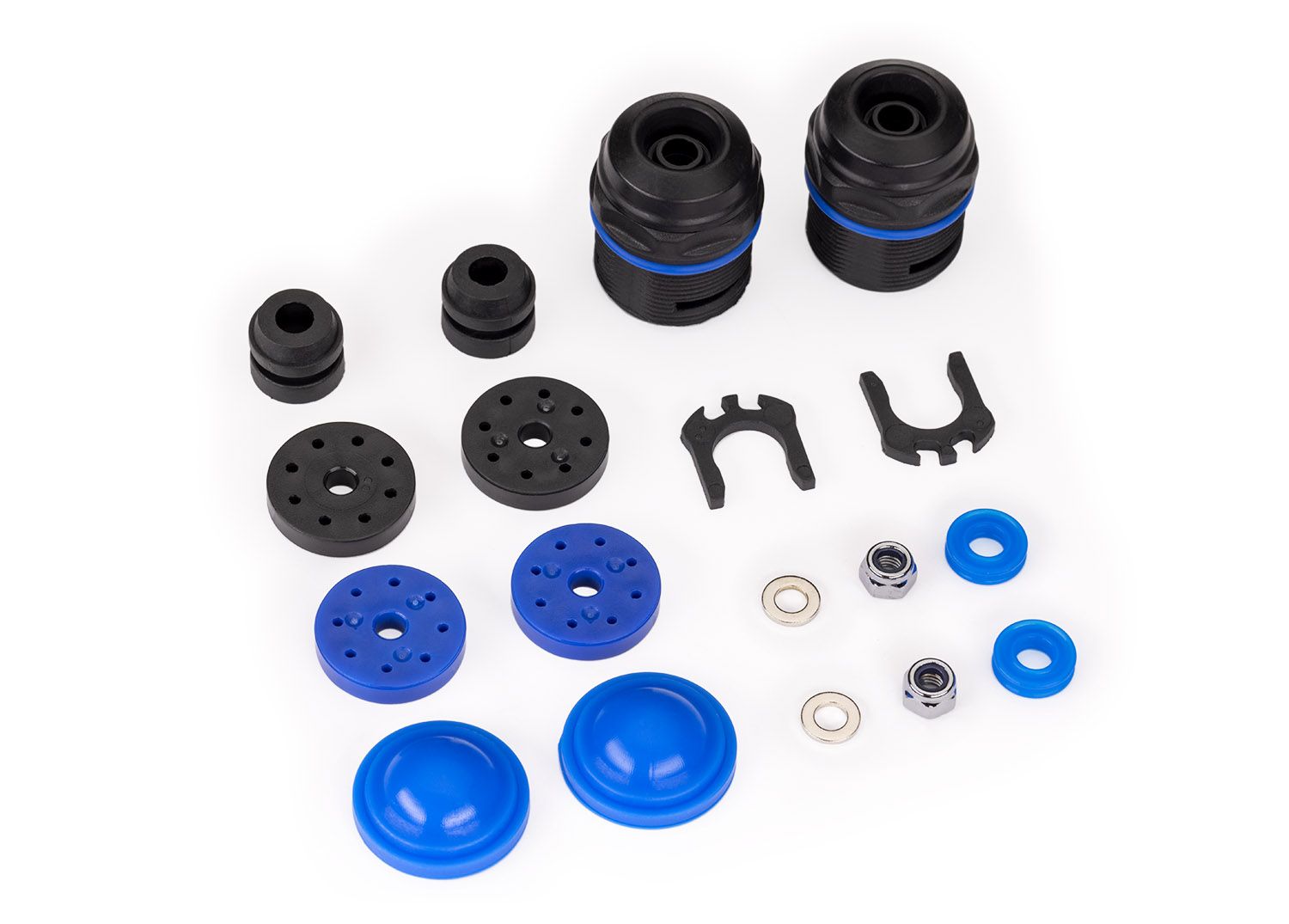 TRAXXAS 7762X Rebuild kit, GTX shocks (lower cartridge, assembled, pistons, piston nuts, bladders) (renews 2 shocks)