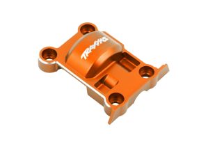 TRAXXAS 7787-ORANGE Cover, gear (orange-anodized 6061-T6 aluminum)