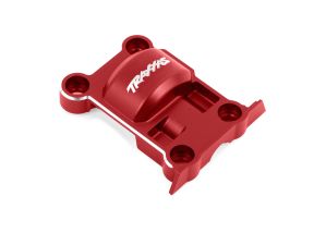 TRAXXAS 7787-RED Cover, gear (red-anodized 6061-T6 aluminum)