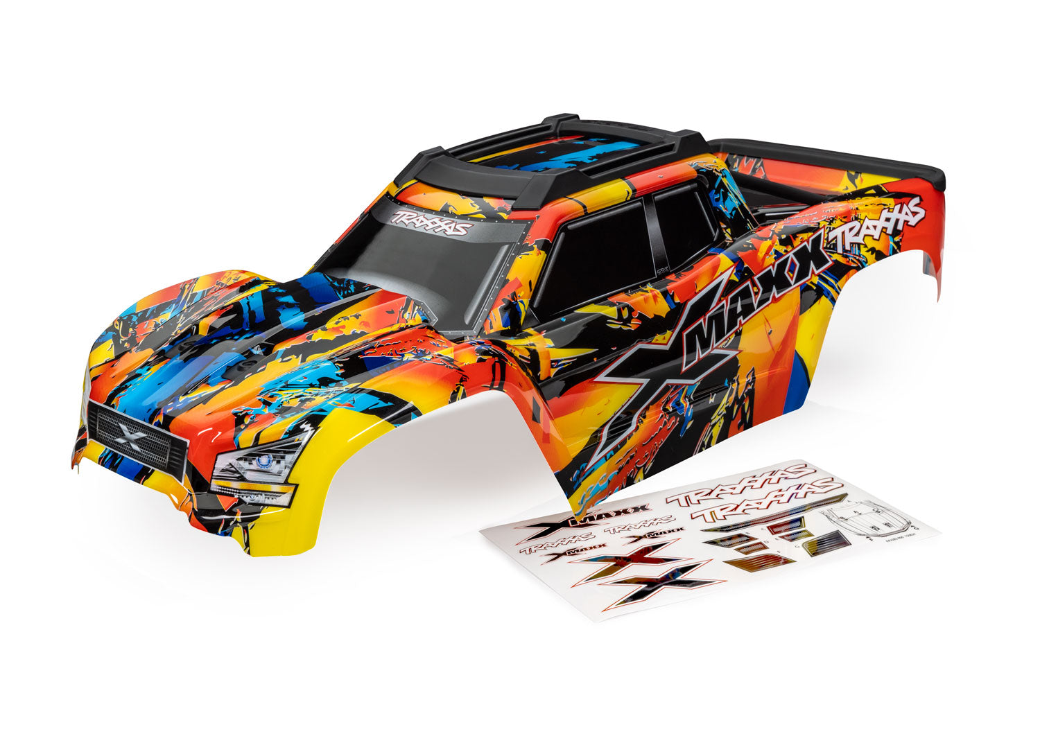 TRAXXAS 7811X BODY X-MAXX SOLAR FLARE