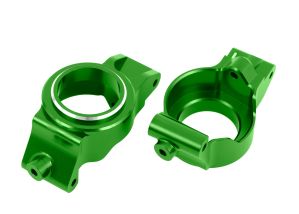 TRAXXAS 7832-GREEN Caster blocks (c-hubs), 6061-T6 aluminum (green-anodized), left & right