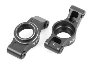 TRAXXAS 7852-GRAY Carriers, stub axle (gray-anodized 6061-T6 aluminum) (left & right)